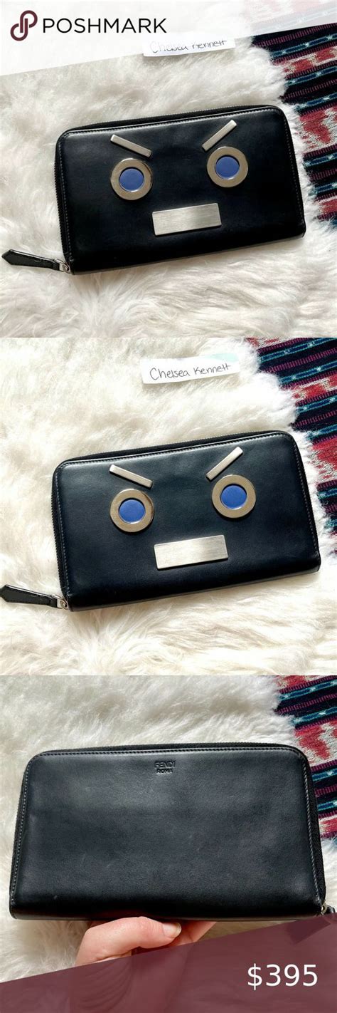 fendi monster envelope clutch|fendi clutch wallet.